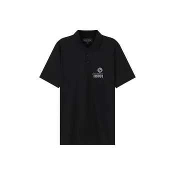 GIORGIO ARMANI Polo Shirts Men Black
