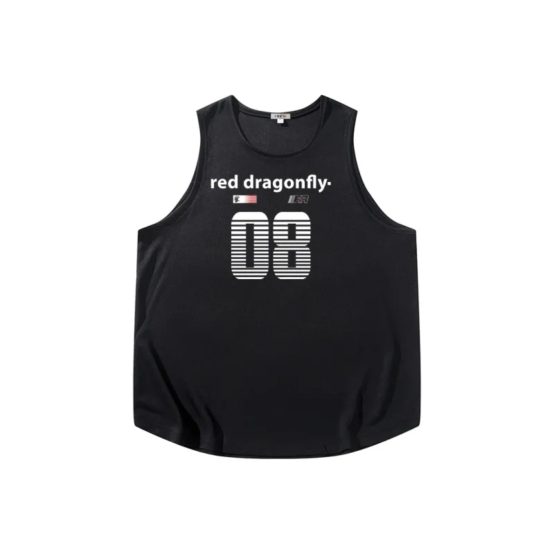 RED DRAGONFLY Tank Tops Unisex-0