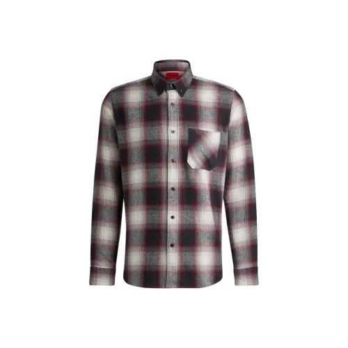 HUGO BOSS Checked Cotton Shirt
