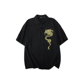 Pin Li Polo Shirts Men Black