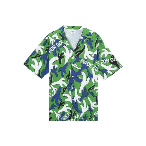 GOLF Shirts Men Green