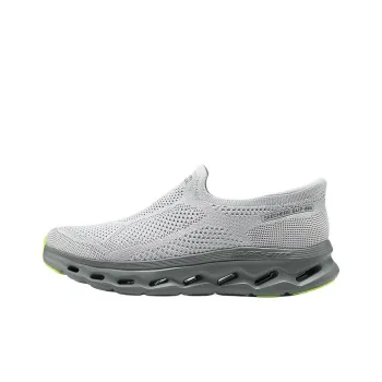 Skechers MEN'S GO WALK Anti Slip Wear Resistant Low Top Casual Shoes Men's Light Gray