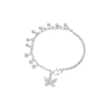 Heart Grass S925 Silver Bracelets Women's