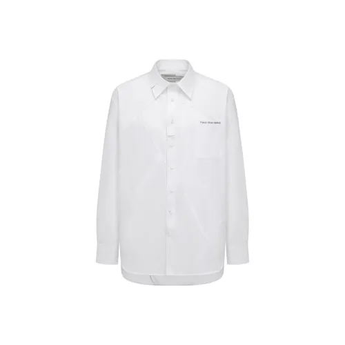 Hla Down Jackets Men Shirt Unisex White