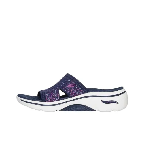 Skechers GO Walk Arch Fit 2.0 Cushioning Slide Slippers Women's Purple