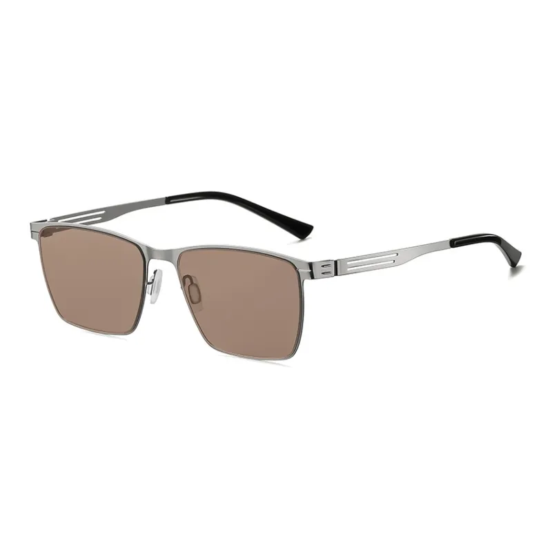Yamaichi Maru Alloy Rectangular Sunglasses Men's-4