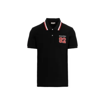 Alexander McQueen SS23 Polo Shirt Men's Black