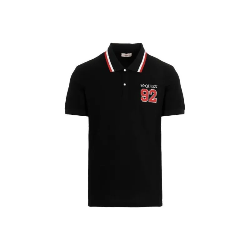 Alexander McQueen SS23 Polo Shirt Men's Black-0