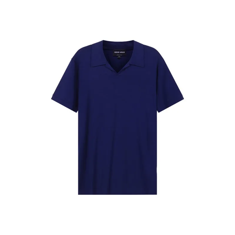 Emporio Armani Asv Stretch Viscose Jersey Short sleeved Polo Shirt-0
