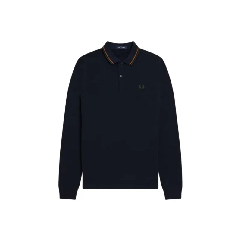 FRED PERRY Polo Shirt Men's Marine Blue-0