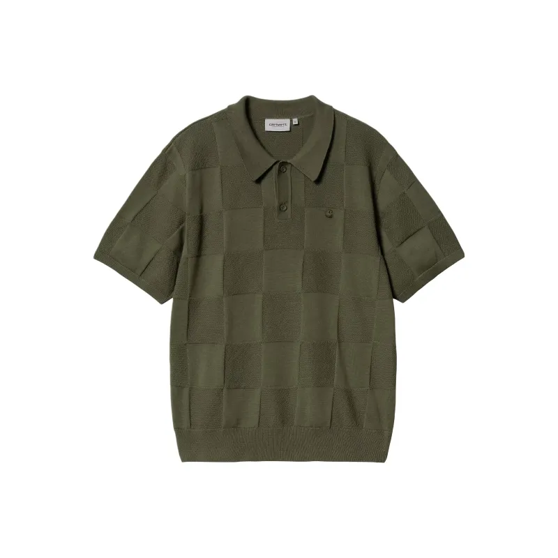 Carhartt WIP Checker Polo Shirt-0