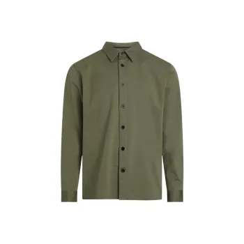 Calvin Klein Logo patch Cotton Shirt