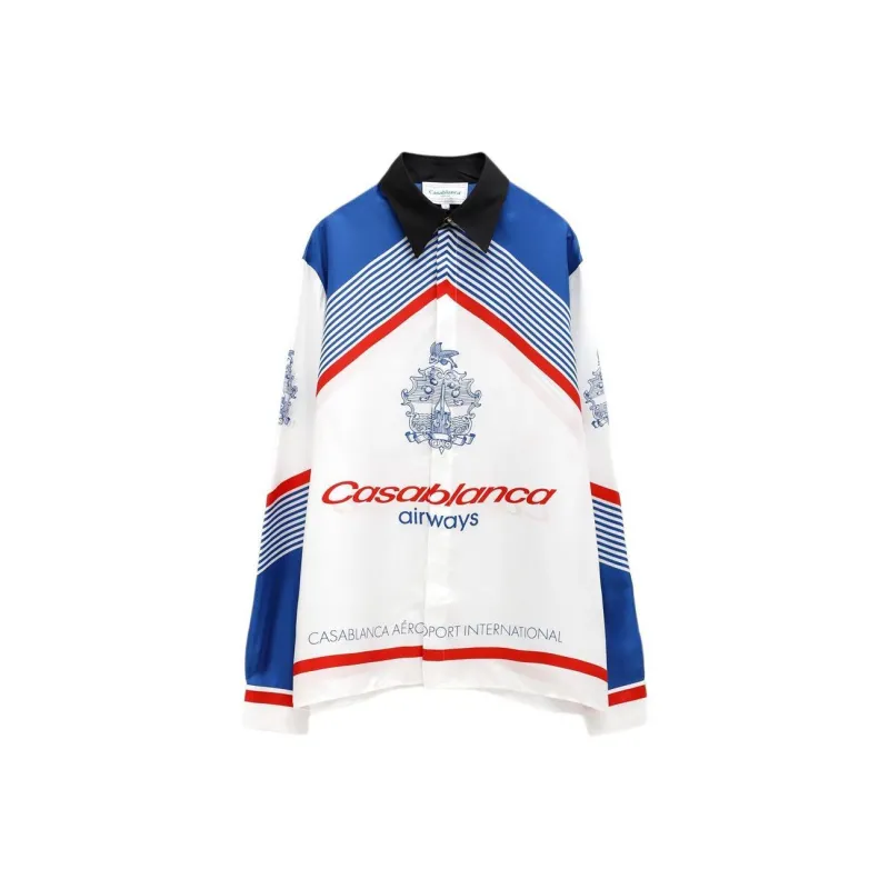 CASABLANCA Airways Silk Shirt-0