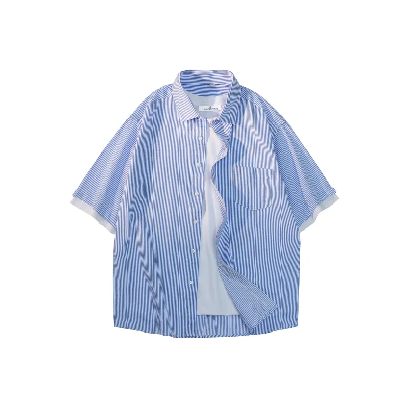 LIVINGTOWN Shirt Unisex D08 6 Blue-14