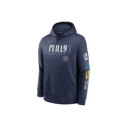 Nike MLB Collaboration Philadelphia Phillies City Connect Club Sweatshirt Men's Marine Blue