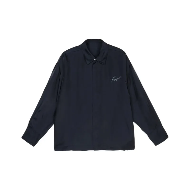 CROQUIS Shirts Unisex 409 Black Navy Blue-0