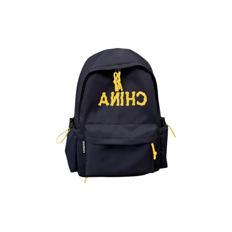 ZOGA Nylon Backpack Unisex Black/Red-0