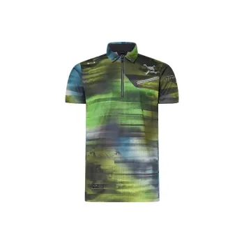 Oakley Skull Mirage Graphic Zip Shirt Polo Shirt Men's Multicolor