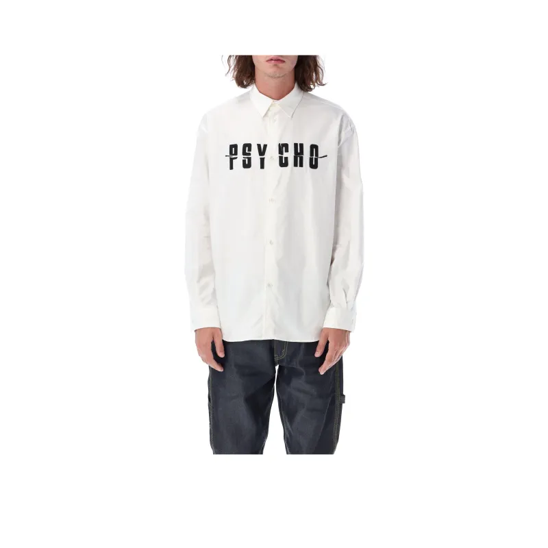 UNDERCOVER Psycho-print Long-sleeved Shirt-0