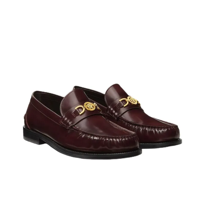 FANSIZHE Medusa '95 Loafers Men's Red-2