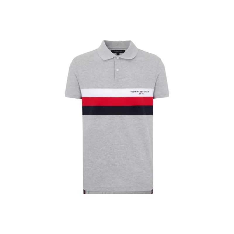 Tommy Hilfiger Polo Shirt Men's Gray-0