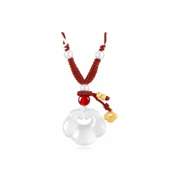 PUTUOSHANWENCHUANG Chalcedony Necklaces Women's