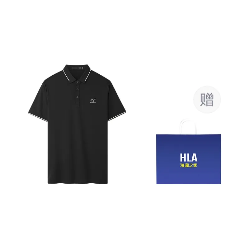 HLA Short Sleeved Polo Shirt Men's-10