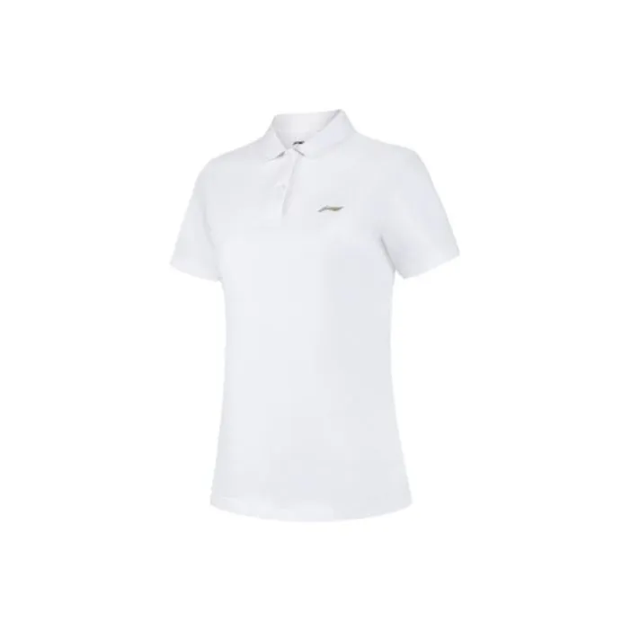 LiNing Fitness Series Polo Shirt Unisex White-0