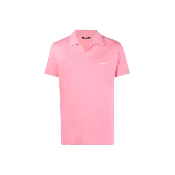 BALMAIN Polo Shirts Men Pink