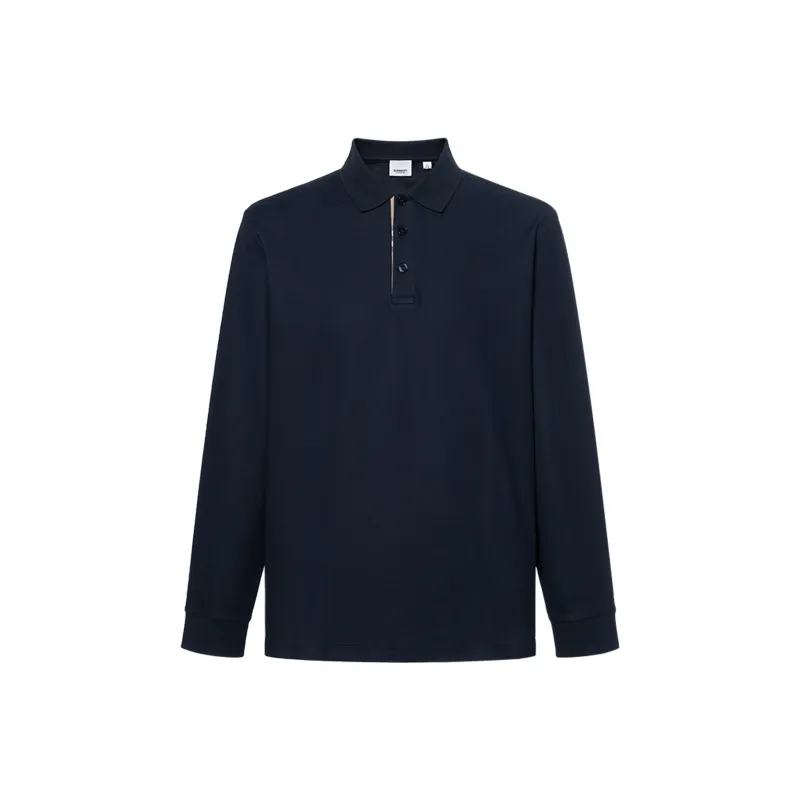 Burberry SS24 Polo Shirt Men's Blue Black-0