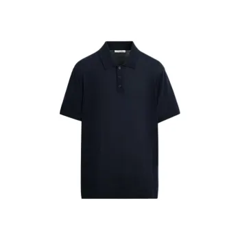 ZARA Polo Shirts Men Sea Blue