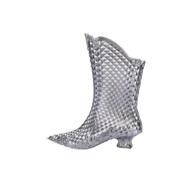 Y.PROJECT x MELISSA Ankle Boots 4cm Women's Silver-0
