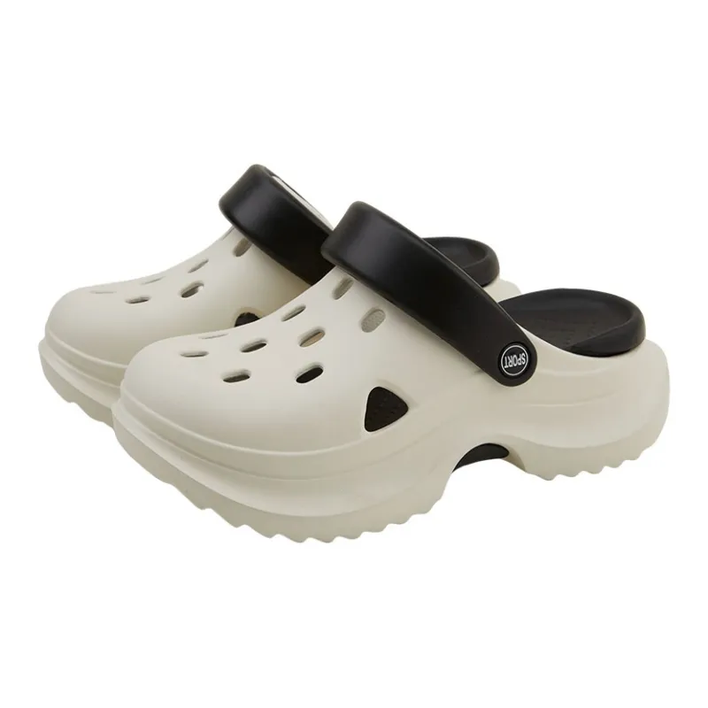 Warm Edge Platform Slippers For Women's Height Increasing, Summer Multicolor, Office Closed Toe Slippers-12