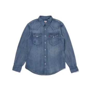 Levis Shirts Men Indigo