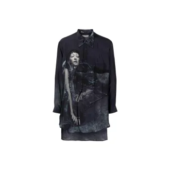 Yohji Yamamoto FW22 Shirt Men's Navy