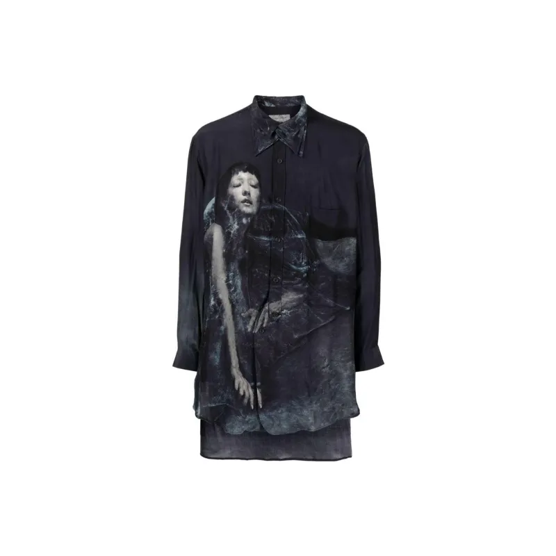 Yohji Yamamoto FW22 Shirt Men's Navy-0