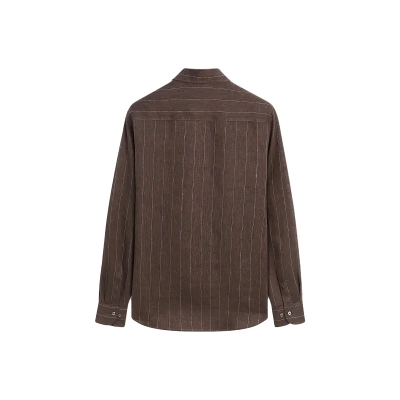 Massimo Dutti Shirt Men's Brown-1