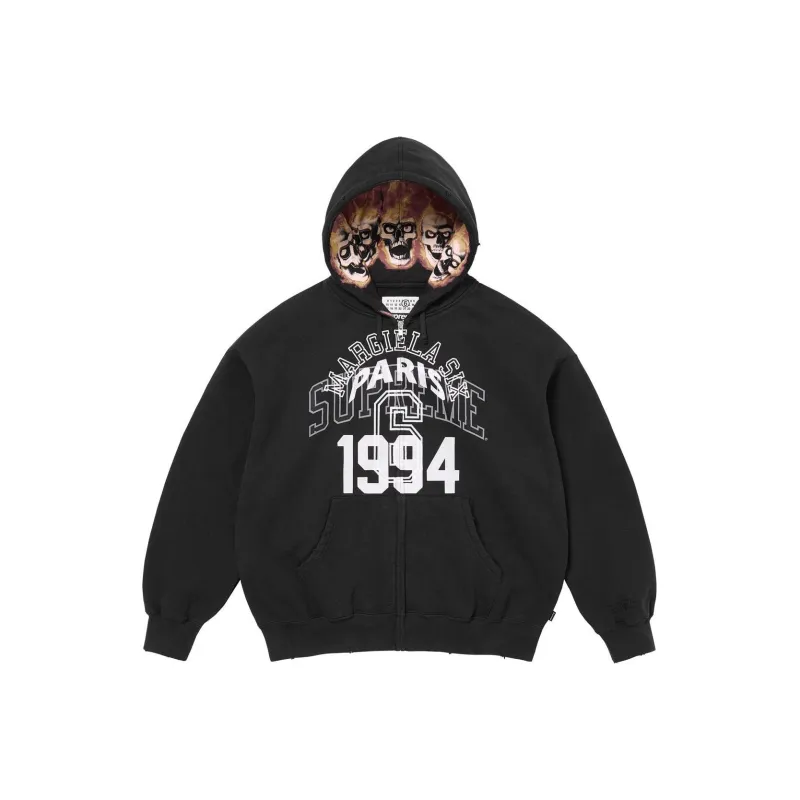 Supreme MM6 Maison Margiela Zip Up Hooded Sweatshirt-0