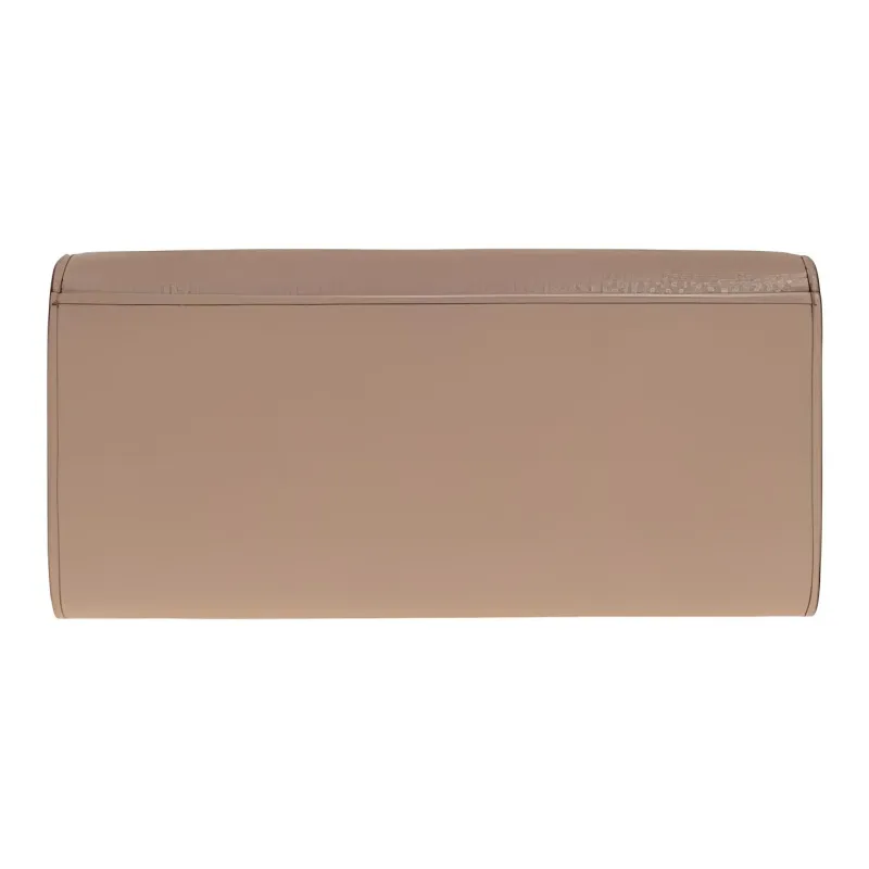 Furla Primula Grain Leather Wallet Large Size Women's Brown-2