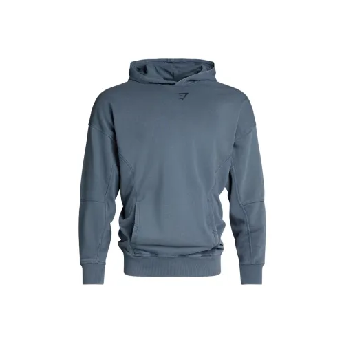 GYMSHARK HERITAGE Sweatshirt Men's Titanium Blue