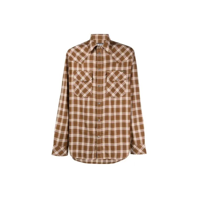 DIESEL Shirts Men Yellow-0