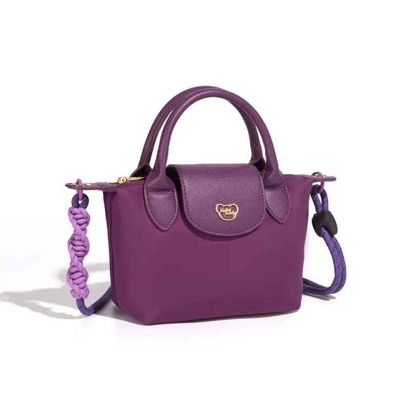 NOISY TEDDY Nylon Dumpling Bag Handbag Regular Women's Pink/Blue/Rose Red/Purple-18