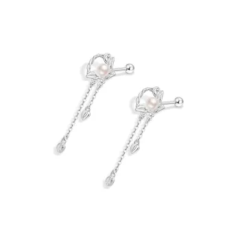 ETAHLOVE Sterling Silver Stud Earrings Women's