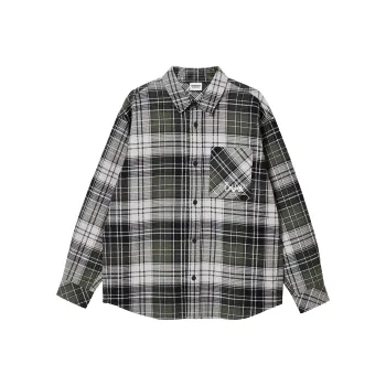 JACK&JONES Shirts Men Olive Green E05