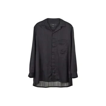 Y 3 X Adidas Striped Satin finish Shirt