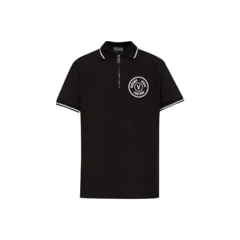 VERSACE JEANS COUTURE V Emblem Polo Shirt