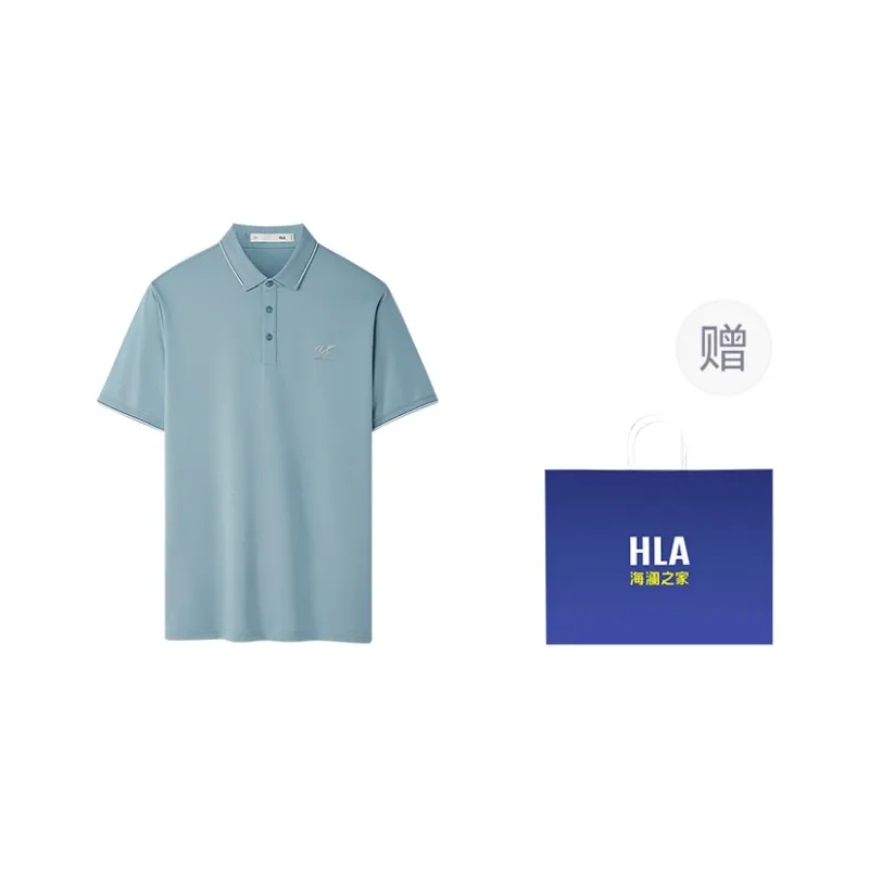 HLA Short Sleeved Polo Shirt Men's-13