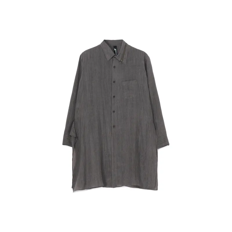 Yohji Yamamoto Ground Y FW24 Shirt Unisex Charcoal-0