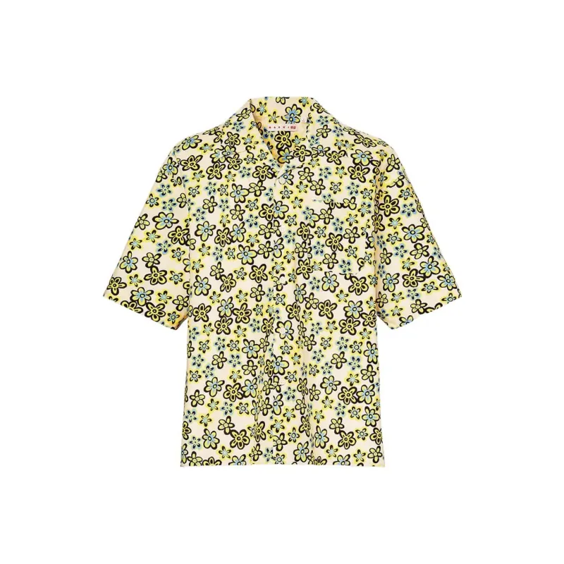 UNIQLO X Marni Oversized Open Collar Shirt-0