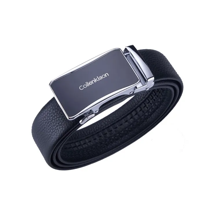 Coilenklaon Top Grain Cow Leather Belts Men's 3.5cm-5